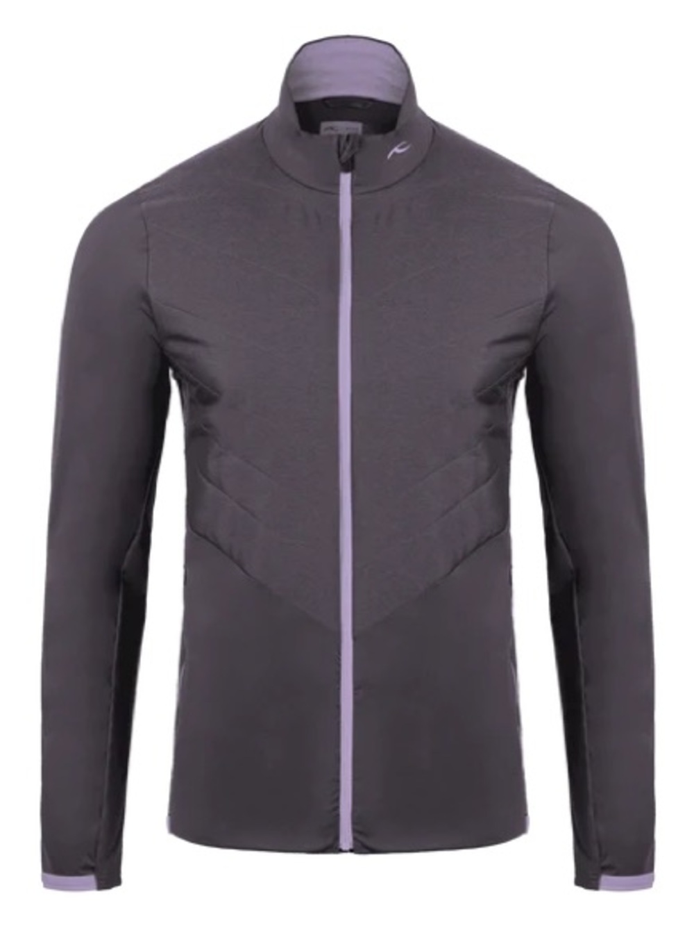 KJUS Men Release Hybrid Jacket Gray Full Zip Golf Ski 56 2XL NWT $299 MSRP